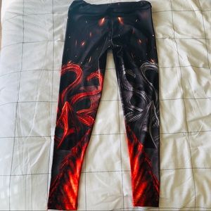 Dragon leggings size small